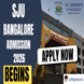SJU Bangalore Admission 2026 Begins @sju.edu.in; Apply By January 15